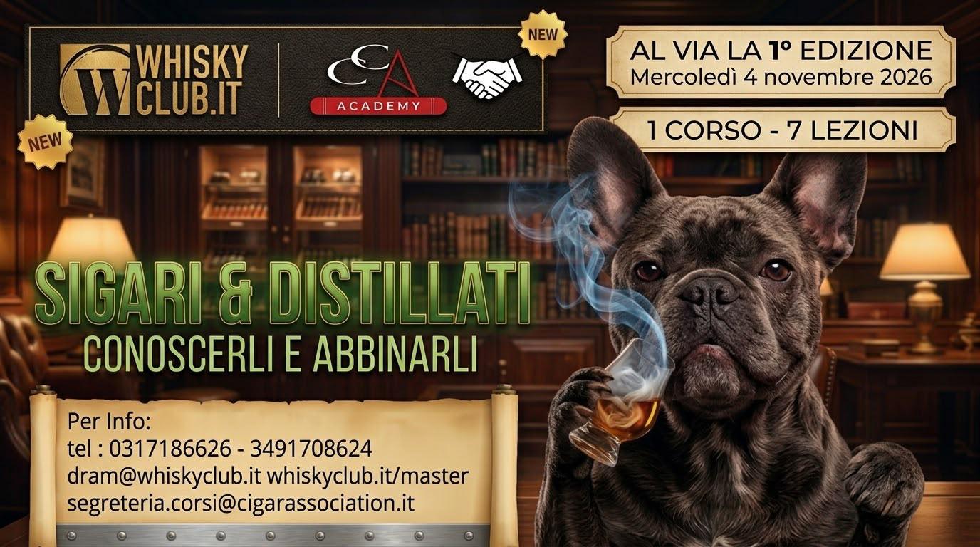 Corso Sigari e Distillati - Cigar Club Association e Whisky Club Italia